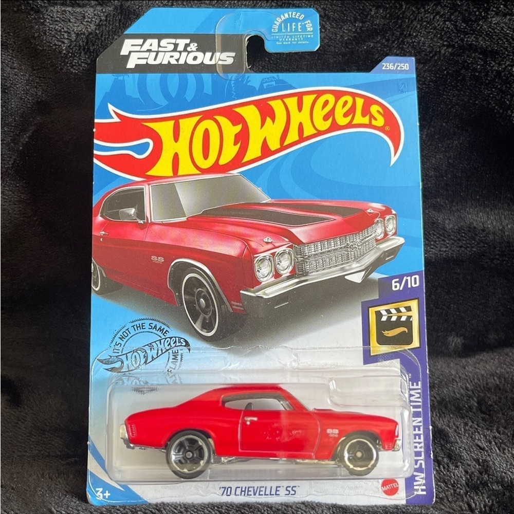 HOT WHEELS FAST & THE FURIOUS 70 CHEVELLE SS